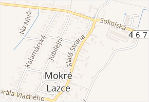 Rychlého v obci Mokré Lazce - mapa ulice