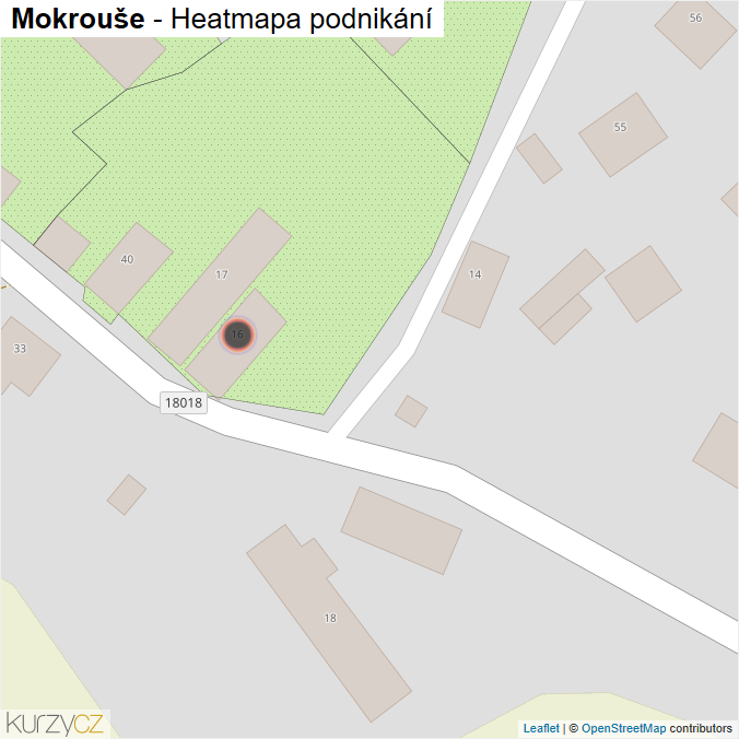 Mapa Mokrouše - Firmy v obci.