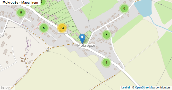 Mokrouše - mapa firem
