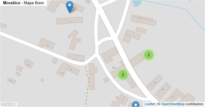 Morašice - mapa firem