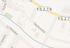 Technická v obci Moravany - mapa ulice