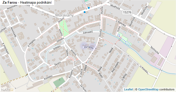 Za Farou - mapa podnikání