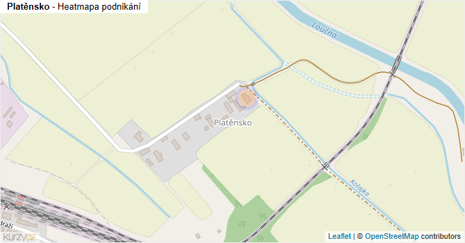 Platěnsko - mapa podnikání