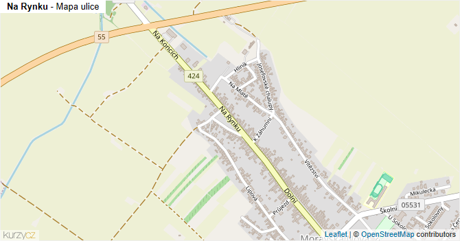 Na Rynku - mapa ulice