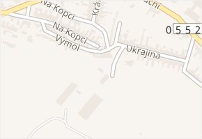 U Studénky v obci Moravská Nová Ves - mapa ulice