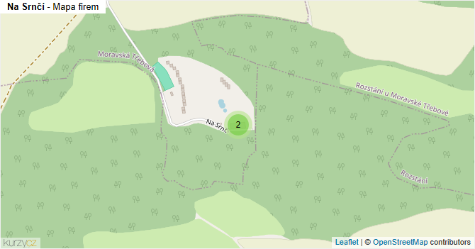 Na Srnčí - mapa firem
