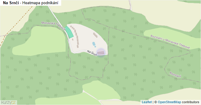 Na Srnčí - mapa podnikání
