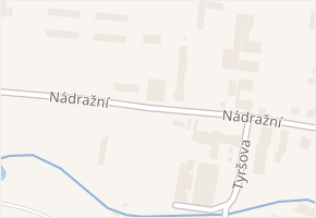 Nádražní v obci Moravská Třebová - mapa ulice