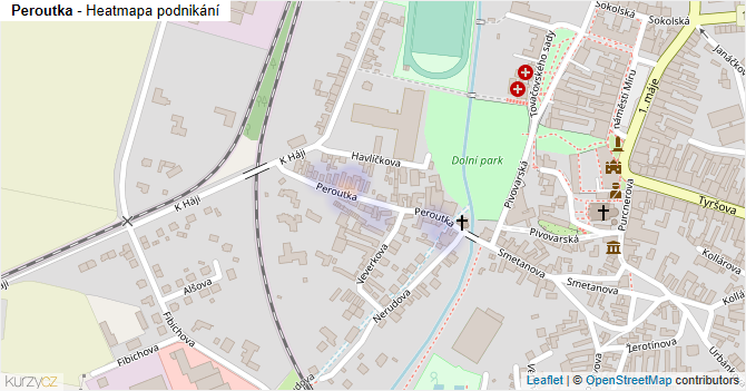 Peroutka - mapa podnikání