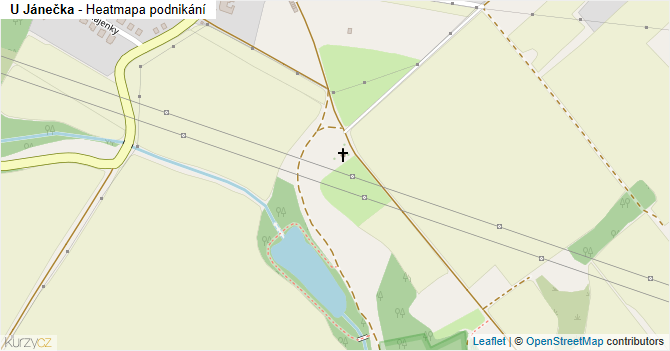 U Jánečka - mapa podnikání