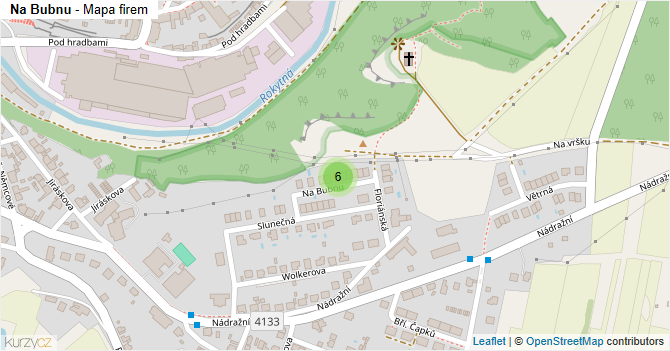 Na Bubnu - mapa firem