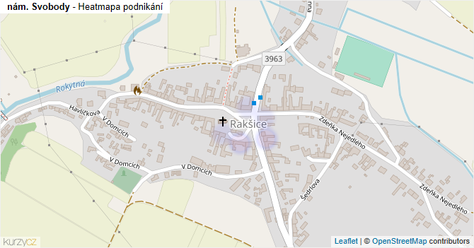 nám. Svobody - mapa podnikání