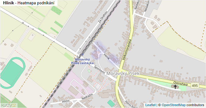 Hliník - mapa podnikání