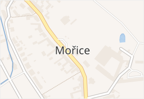 Mořice v obci Mořice - mapa části obce