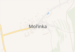 Mořinka v obci Mořinka - mapa části obce