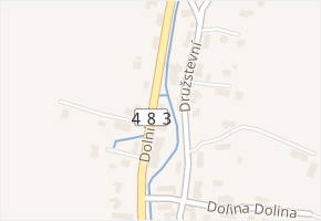 Dolní v obci Mořkov - mapa ulice
