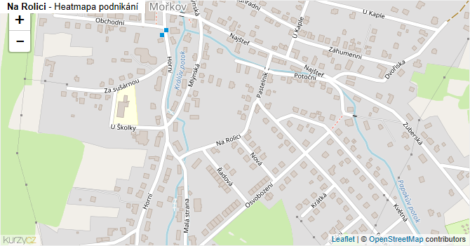 Na Rolici - mapa podnikání