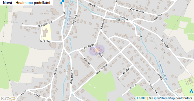 Nová - mapa podnikání