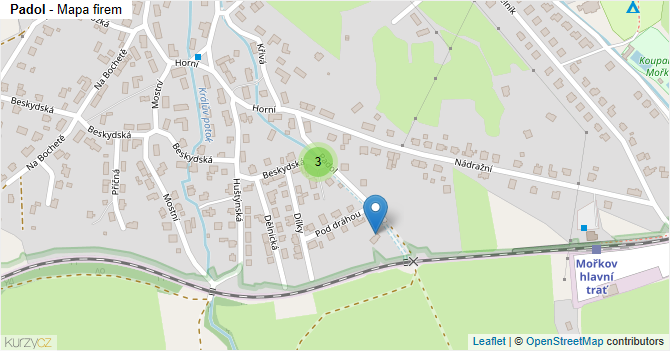 Padol - mapa firem