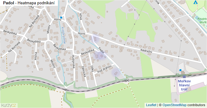 Padol - mapa podnikání