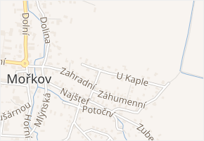U kaple v obci Mořkov - mapa ulice