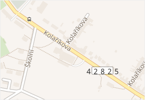 Kolaříkova v obci Morkovice-Slížany - mapa ulice