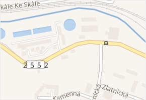 Chanovská v obci Most - mapa ulice
