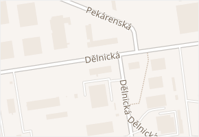 Dělnická v obci Most - mapa ulice