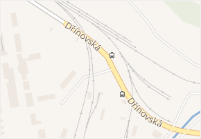Dřínovská v obci Most - mapa ulice