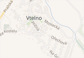 Drobná v obci Most - mapa ulice