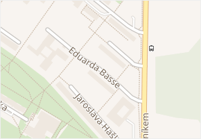 Eduarda Basse v obci Most - mapa ulice