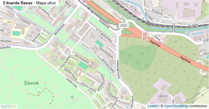 Eduarda Basse - mapa ulice