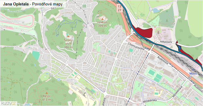 Jana Opletala - záplavové mapy stoleté vody