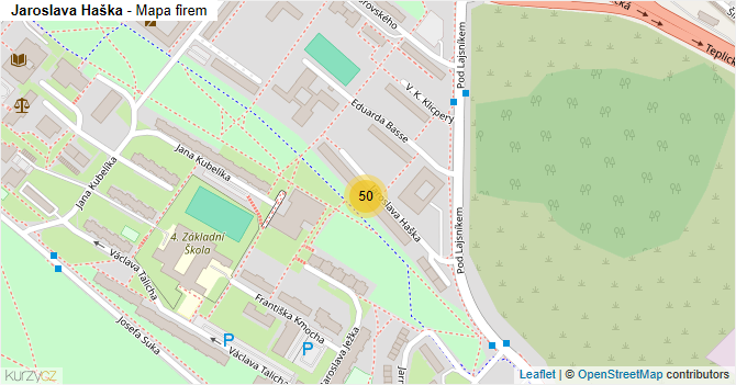 Jaroslava Haška - mapa firem