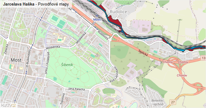 Jaroslava Haška - mapa podnikání