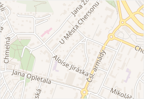 Josefa Ressla v obci Most - mapa ulice