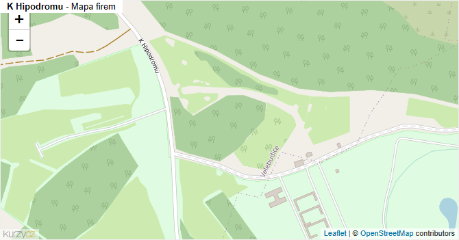 K Hipodromu - mapa firem