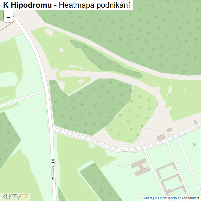 Mapa K Hipodromu - Firmy v ulici.