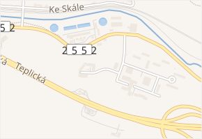 Kamenná v obci Most - mapa ulice