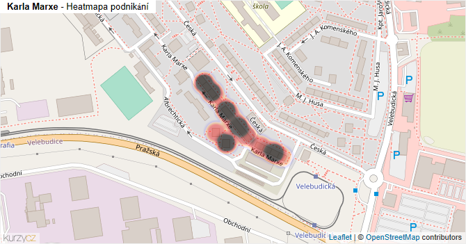 Karla Marxe - mapa podnikání