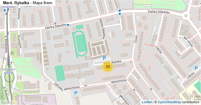 Marš. Rybalka - mapa firem