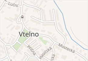 Mostecká v obci Most - mapa ulice