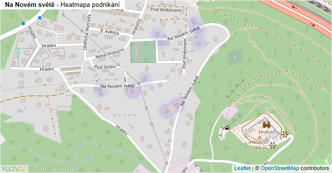 Na Novém světě - mapa podnikání