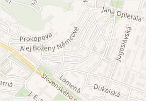 Na Vyhlídce v obci Most - mapa ulice