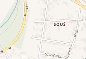 Oldřicha Hornofa v obci Most - mapa ulice