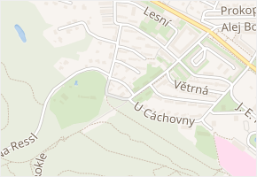Pod Těžní věží v obci Most - mapa ulice