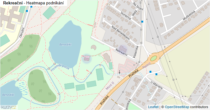Rekreační - mapa podnikání