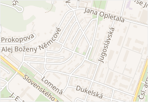Revoluční v obci Most - mapa ulice