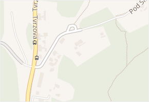 Široký vrch v obci Most - mapa ulice