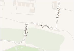 Skyřická v obci Most - mapa ulice